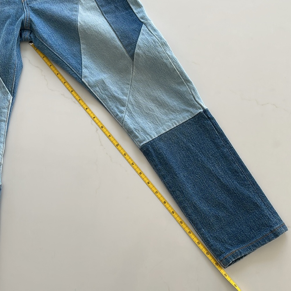 Levi’s 501 S Skinny Patchwork Jeans Button-Fly Wo… - image 7